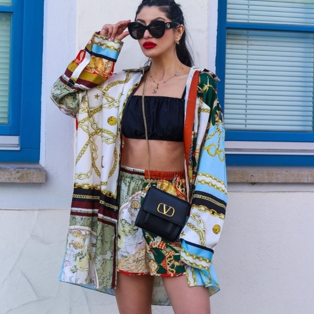 NWT Zara oversized patchwork shirt - Picture 7 of 17